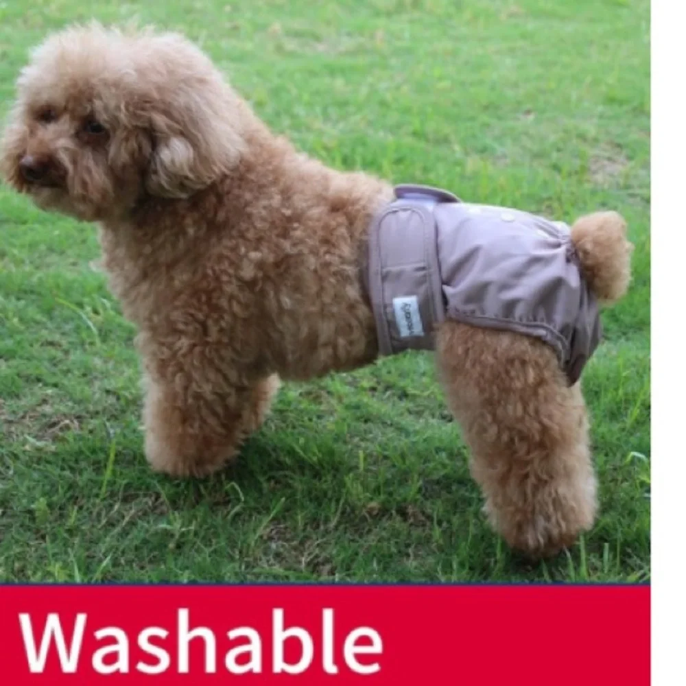 Dog Diapers Washable Female for Small Dogs 4 Pack Size Small